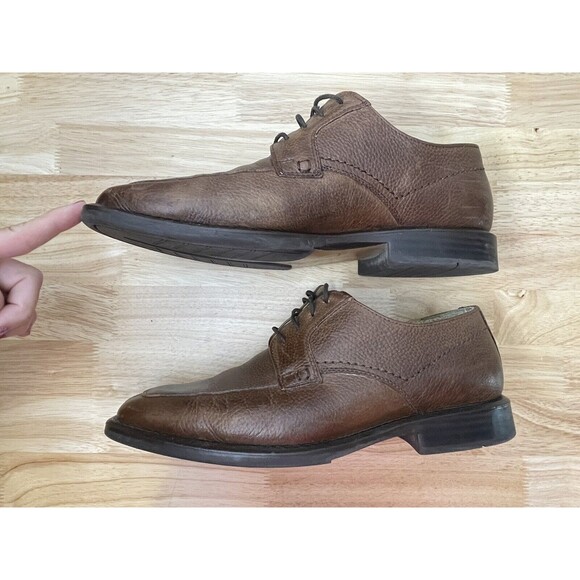 Giorgio Brutini Men\'s Network Brown Leather Lace Up Oxford Dress Shoes Sz 10.5 main image 9